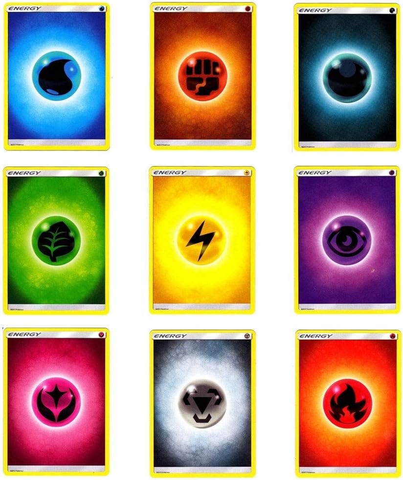 Nintendo 50 Pokemon Energy Cards Random Lot of Cards by