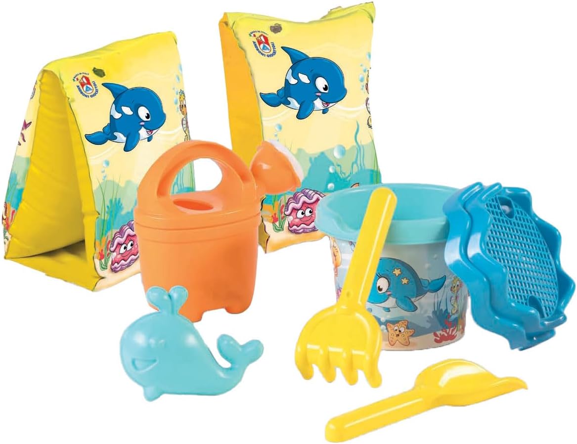 Androni - Rugzak met Strandset Zeedieren 6dlg.