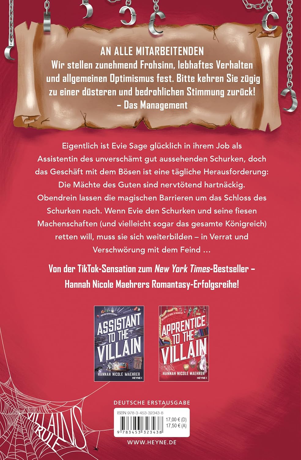 Apprentice to the Villain: Mit farbig gestaltetem Buchschnitt – nur in limitierter Erstauflage der gedruckten Ausgabe. Roman (Assistant to the Villain-Reihe, Band 2