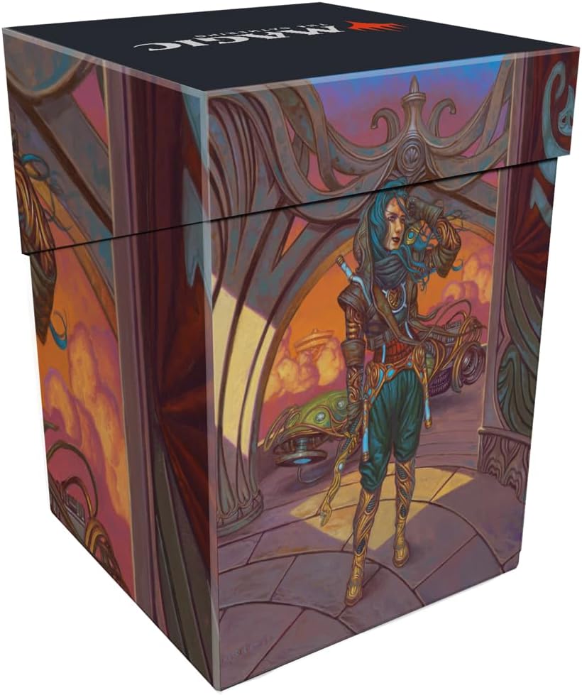 Ultra Pro - Magic: The Gathering - Aetherdrift - 100+ Deck Box - Borderless Racer 1
