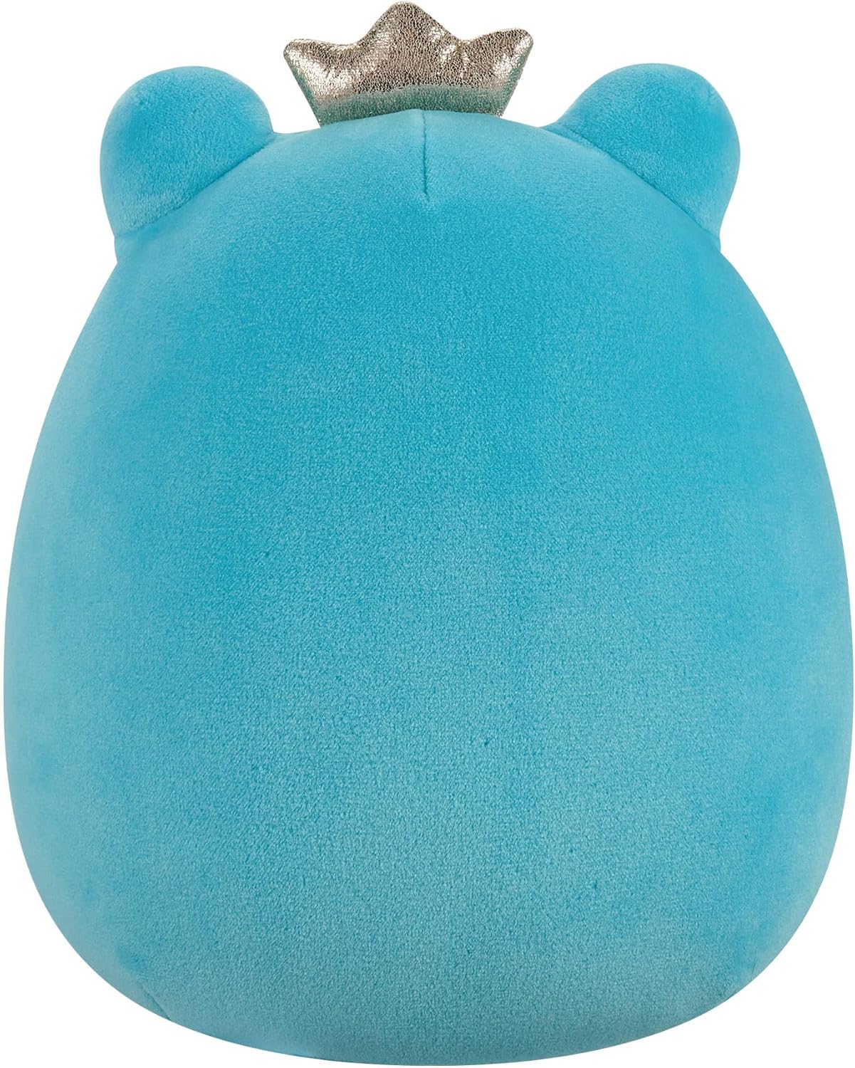 Squishmallows Original 7.5-Inch Ludwig the Teal Frog With Hearts and Crown Valentines Plush