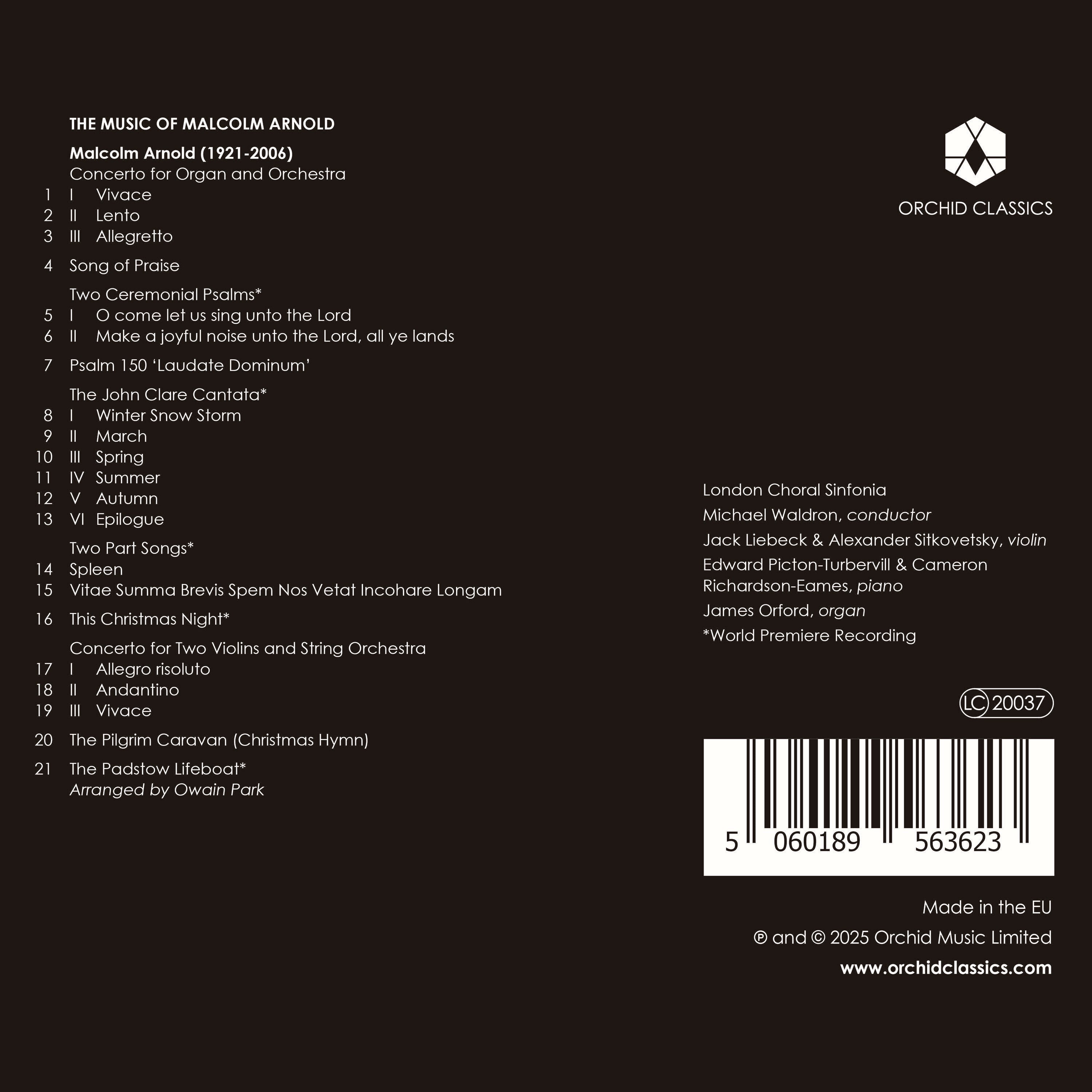 The Music of Malcolm Arnold
