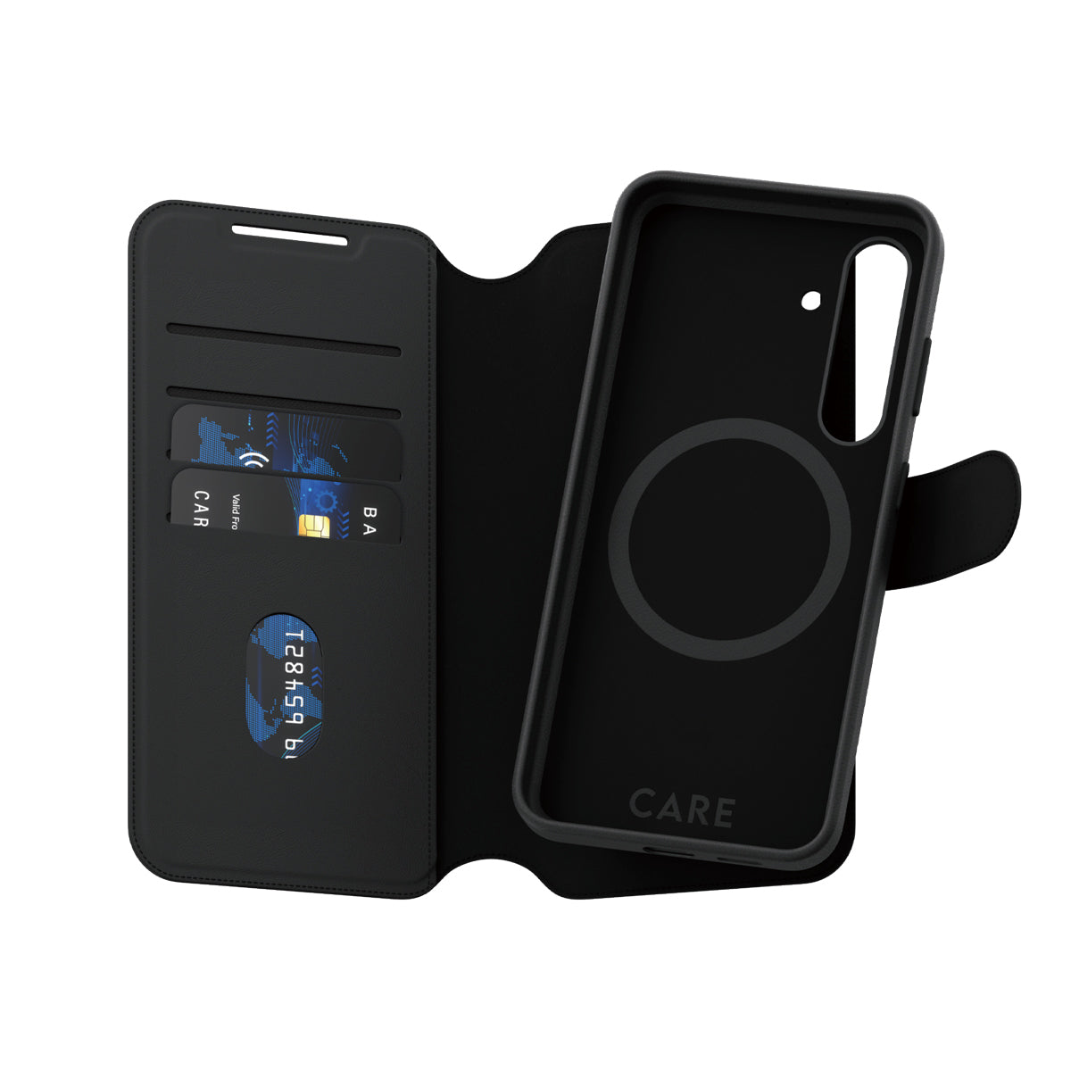 PanzerGlass CARE by ® Feature Case Tango Two-in-One Wallet w. Qi Compatible Samsung Galaxy S24