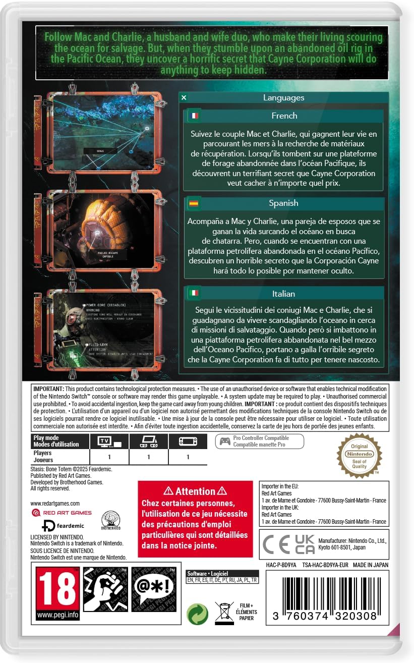 Stasis: Bone Totem (Nintendo Switch)