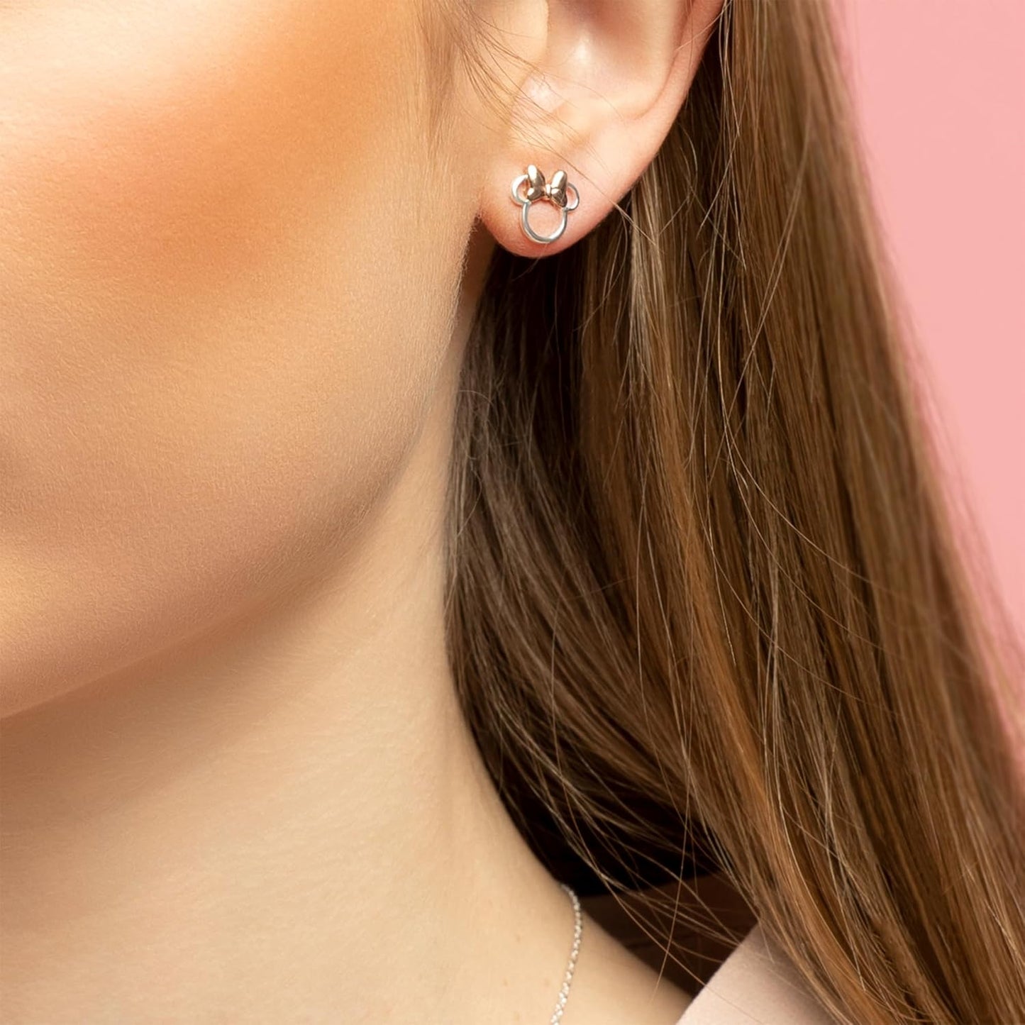 Disney - Brass TT Cut-Out Minni Earring