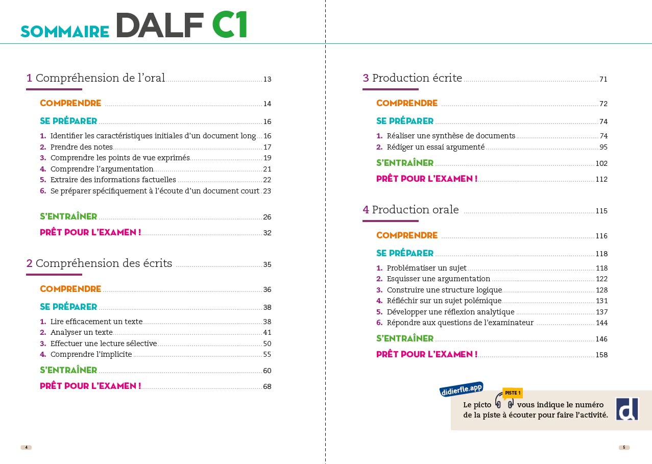 Le DALF 100% réussite C1/C2 + didierfle.app