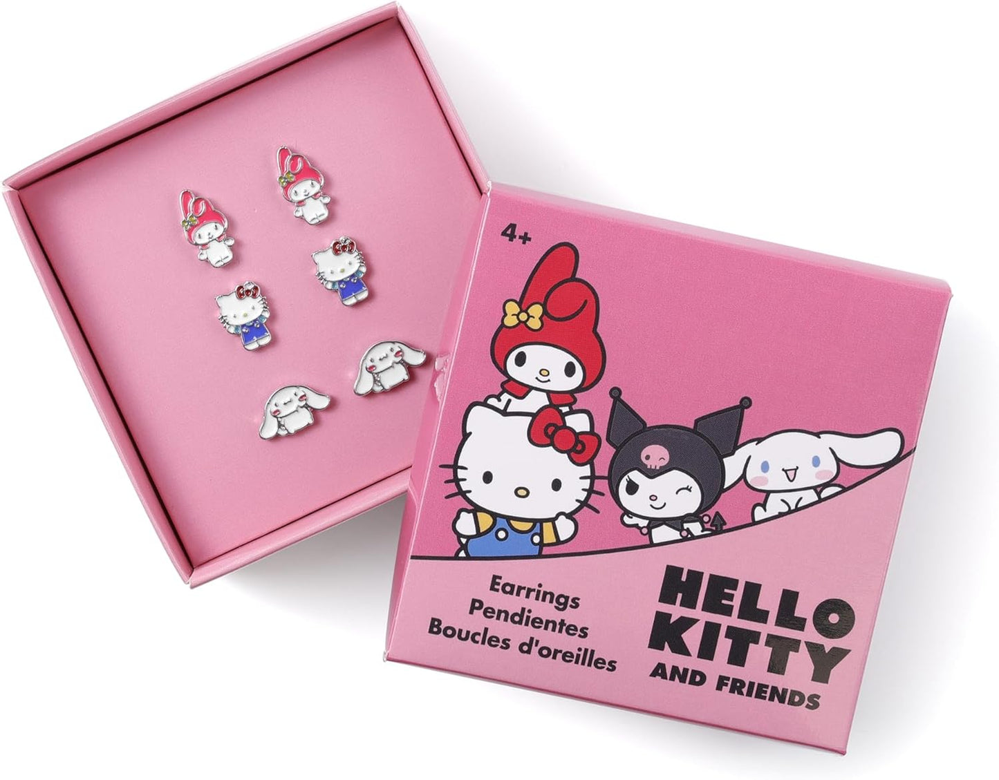 Hello Kitty Girls Mix-and-Match Assorted Stud Earring Set