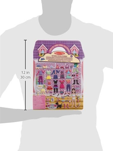 Melissa & Doug gezwollen sticker speelset, aankleden