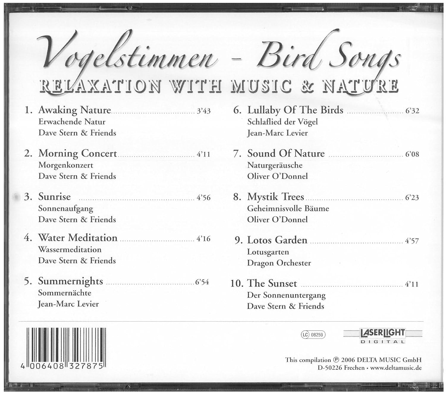 Vogelstimmen - Entspannen mit Musik und Natur Vol. 2