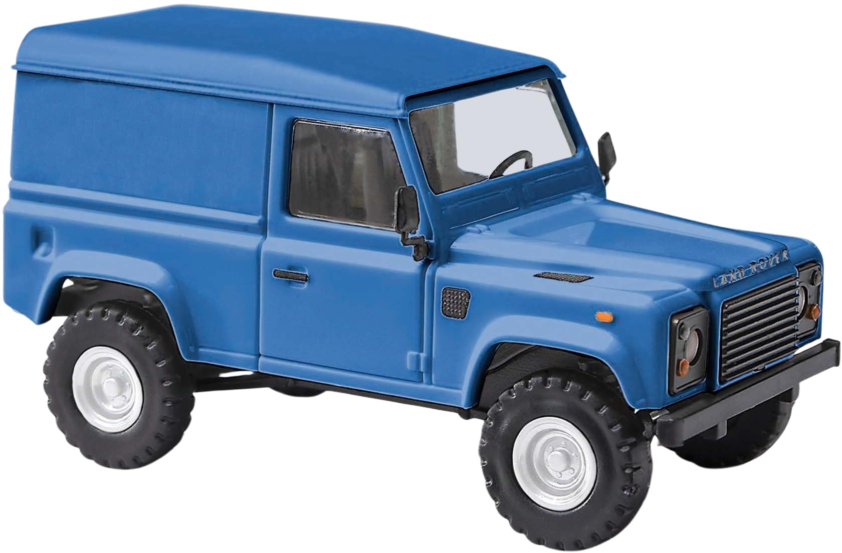 54350 H0 Land Rover Defender 90 bestelwagen, blauw