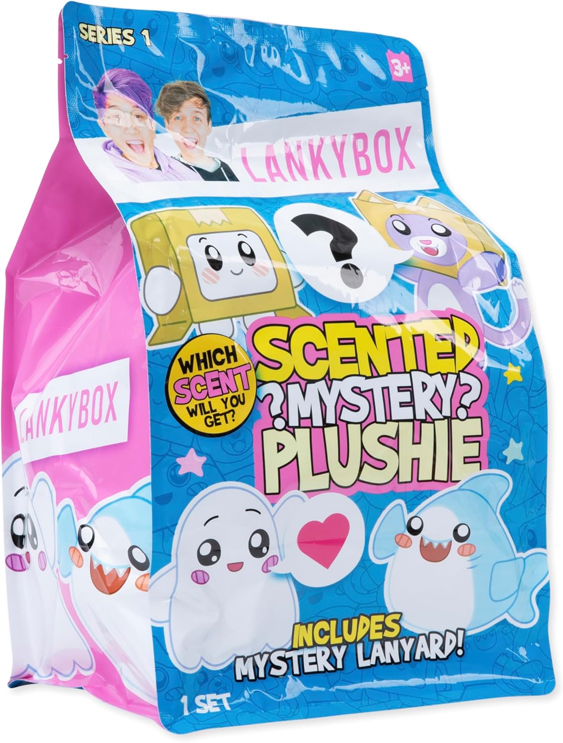 LankyBox 11" plush Scented Mystery Plushies Scented Plush with Surprise Lanyard Inside, Officially Licensed Merch