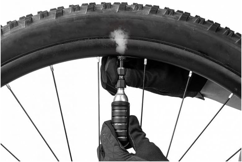 Topeak Nanomaster Duo Fixer Bracket with CO2 Cartridges