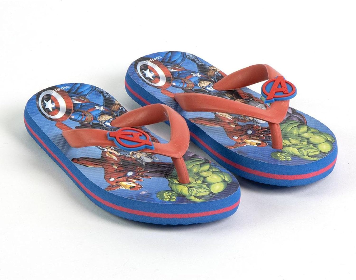 Swimming Pool Slippers The Avengers Dark Blue (Size: 30-31)