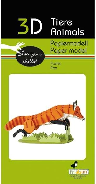 Fridolin 3D Papiermodell Fuchs