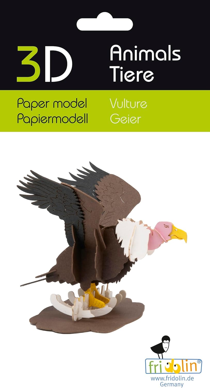 Fridolin Modello di carta 3D – avvoltoio