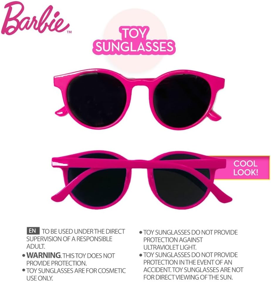 Barbie Fashion Set, Girls Toy Gift Set: LCD Watch, Sunglasses, and Wallet - for Kids Ages 3 and Up