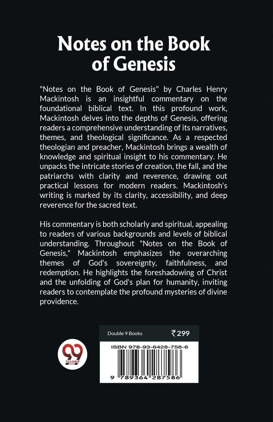 Notes on the Book of Genesis (Edition2024)