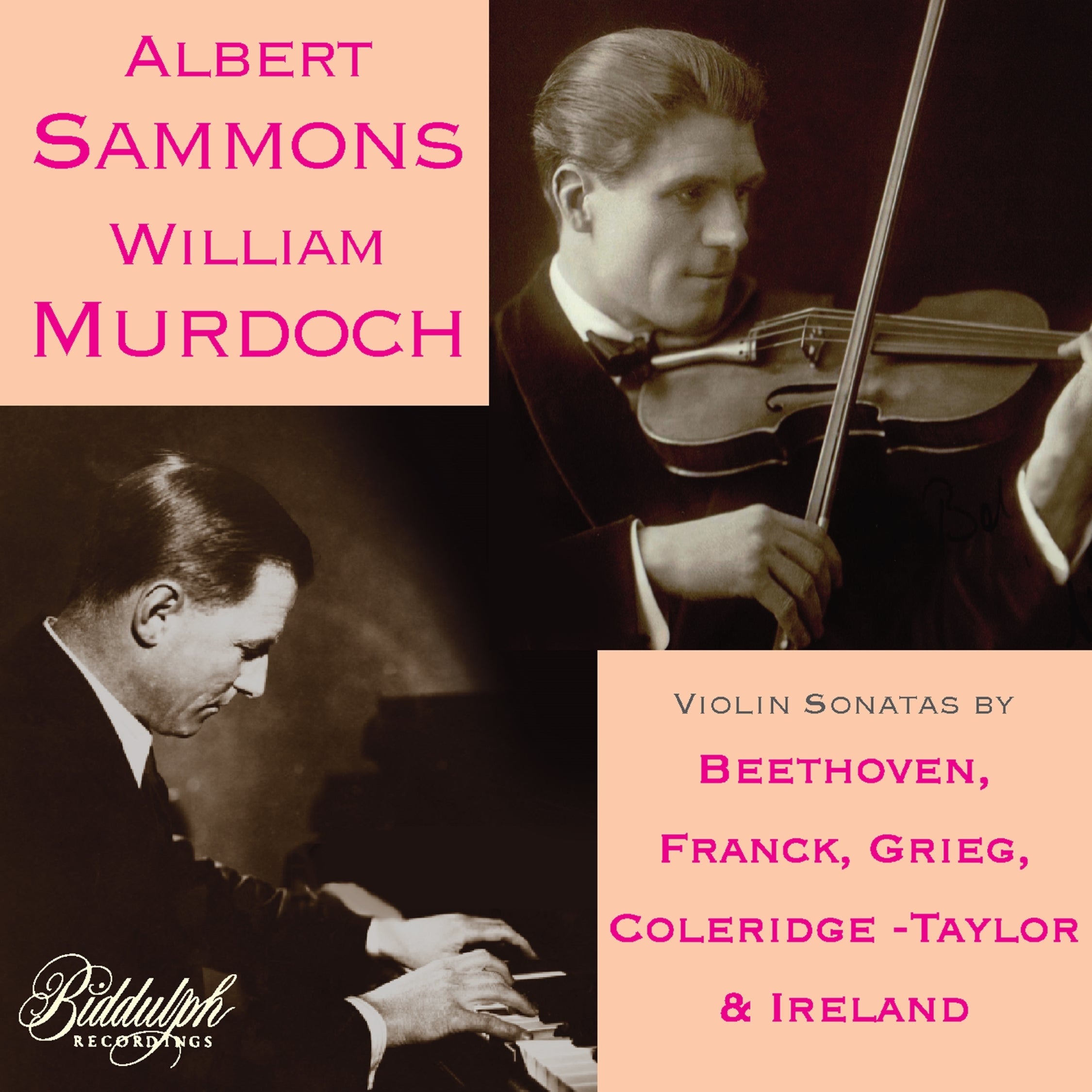 Violin Sonatas By Beethoven/Franck/Grieg/Coleridge-Taylor/Ireland