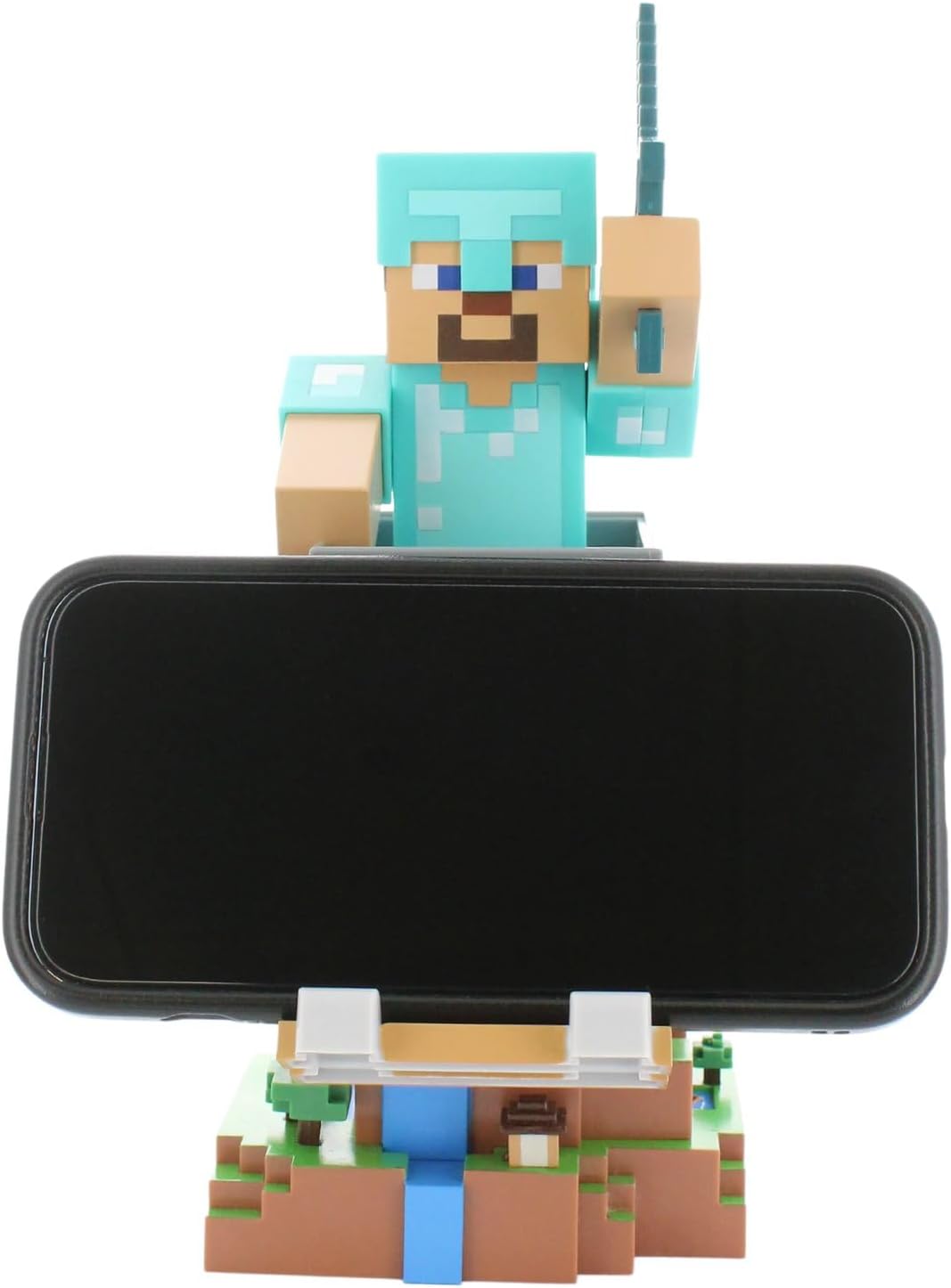 Exg Cable Guys: Minecraft - Steve In Diamond Armour Phone & Controller Holder (Cgcrmc400756)