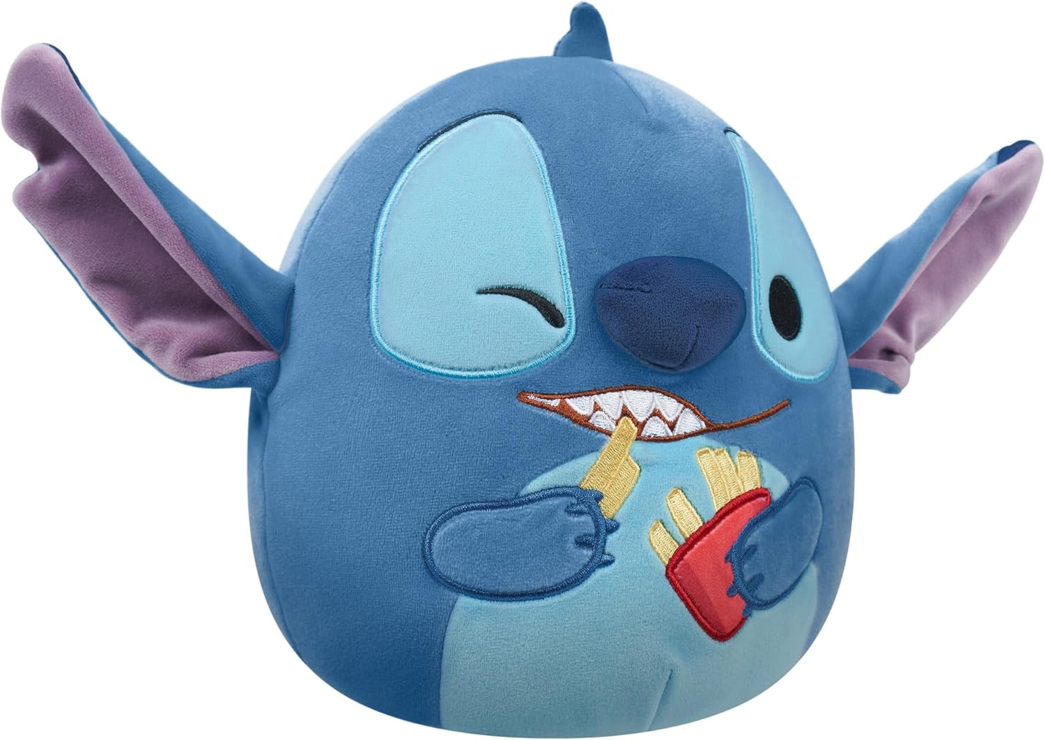 Squishmallows Original Disney 10-Inch Stitch With French Fries Plush - Little Ultrasoft Official Jazwares Plush