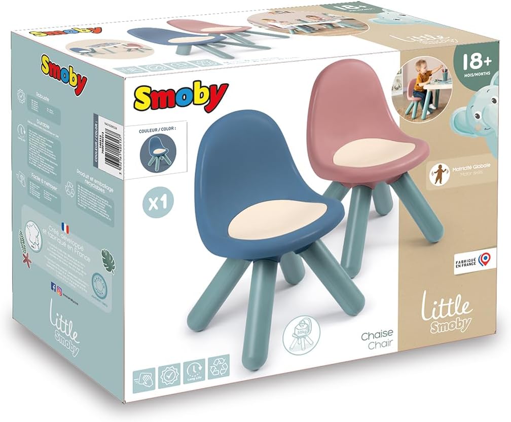 Smoby - Little Smoby Blauwe Kinderstoel