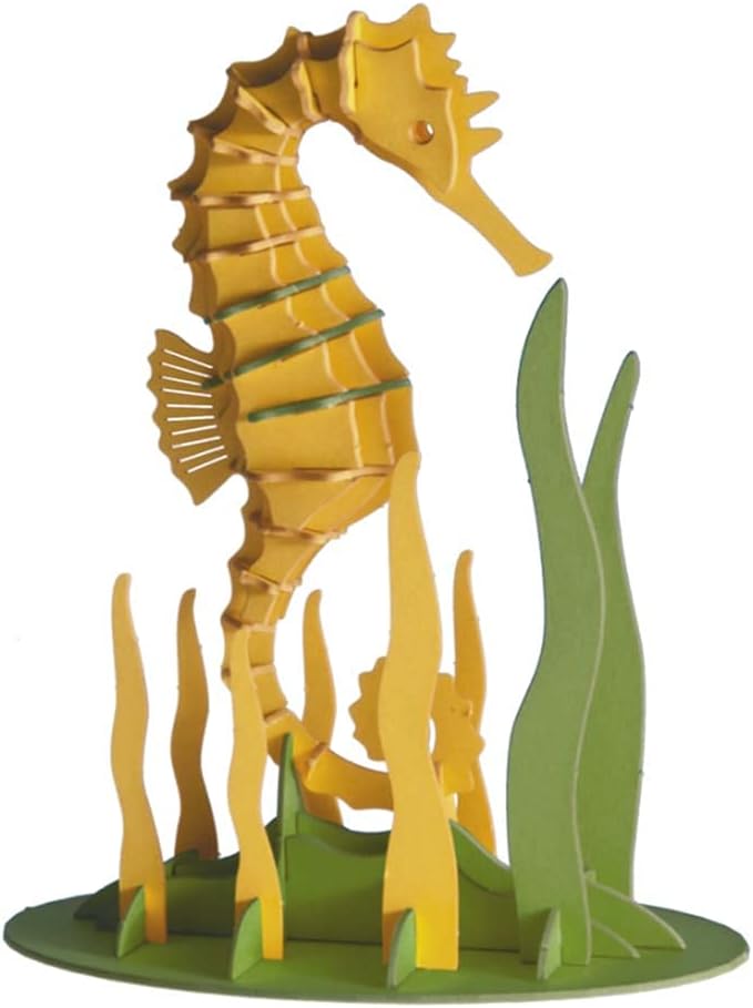 3D Paper Model Seahorse