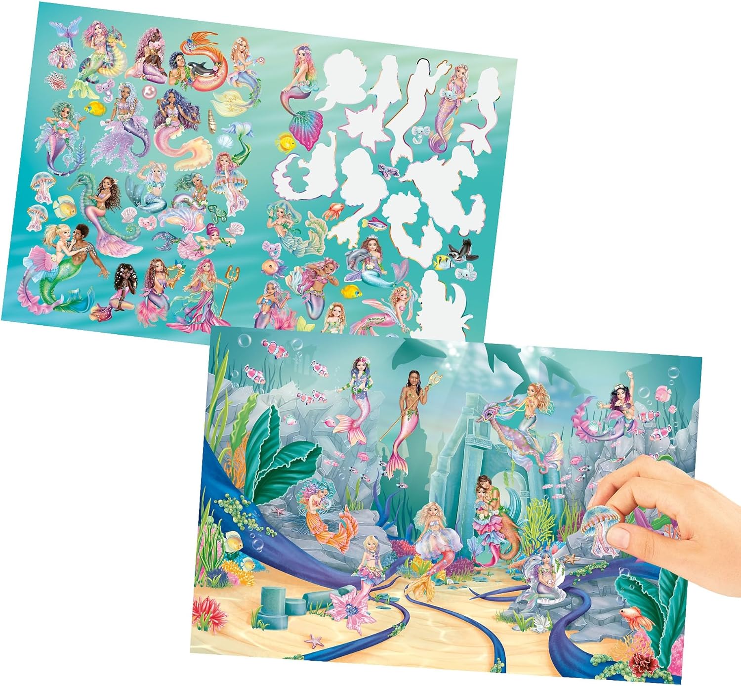 Topmodel - Topmodel Metallic Stickerworld Mermaid - (413395)