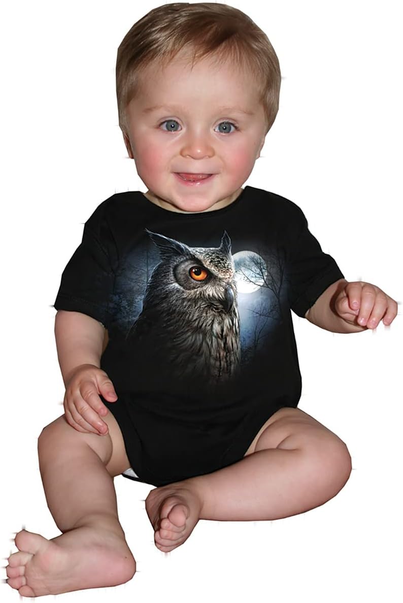 Spiral - Night Wise - Baby Sleepsuit Black XS