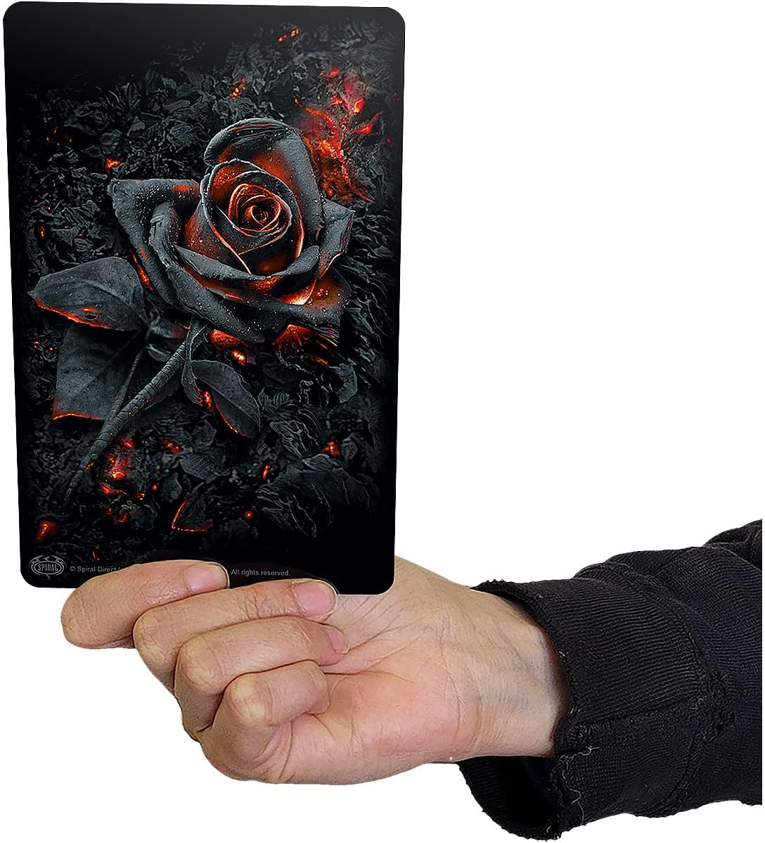 Spiral - BURNT ROSE (White Metal Cards) One Size