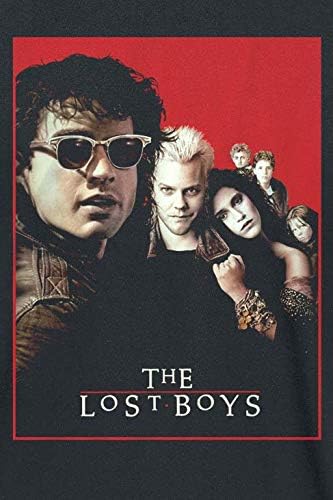 Lost Boys - Poster (Unisex Black T-Shirt) Ex Large