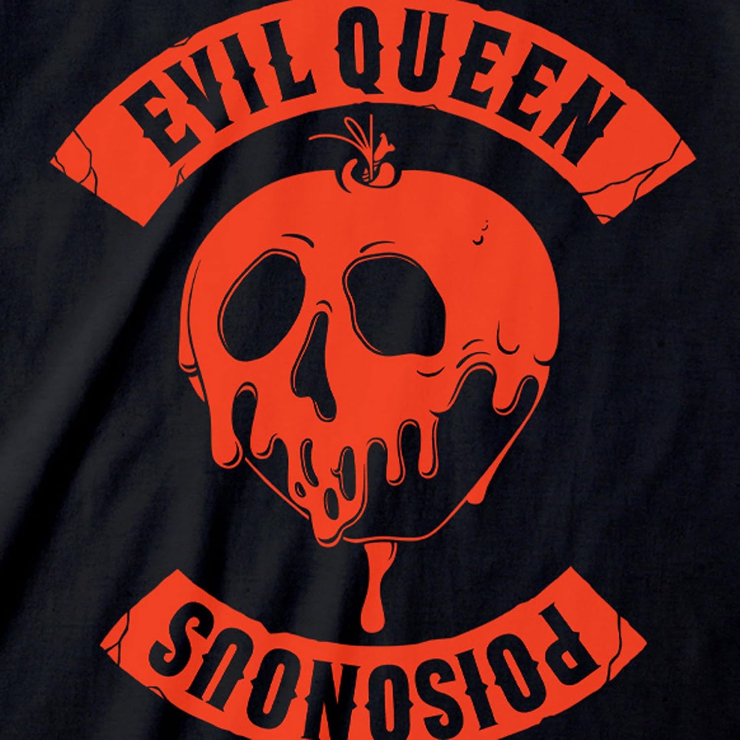 Disney Womens Evil Queen T-Shirt Short Sleeve Snow White Tee