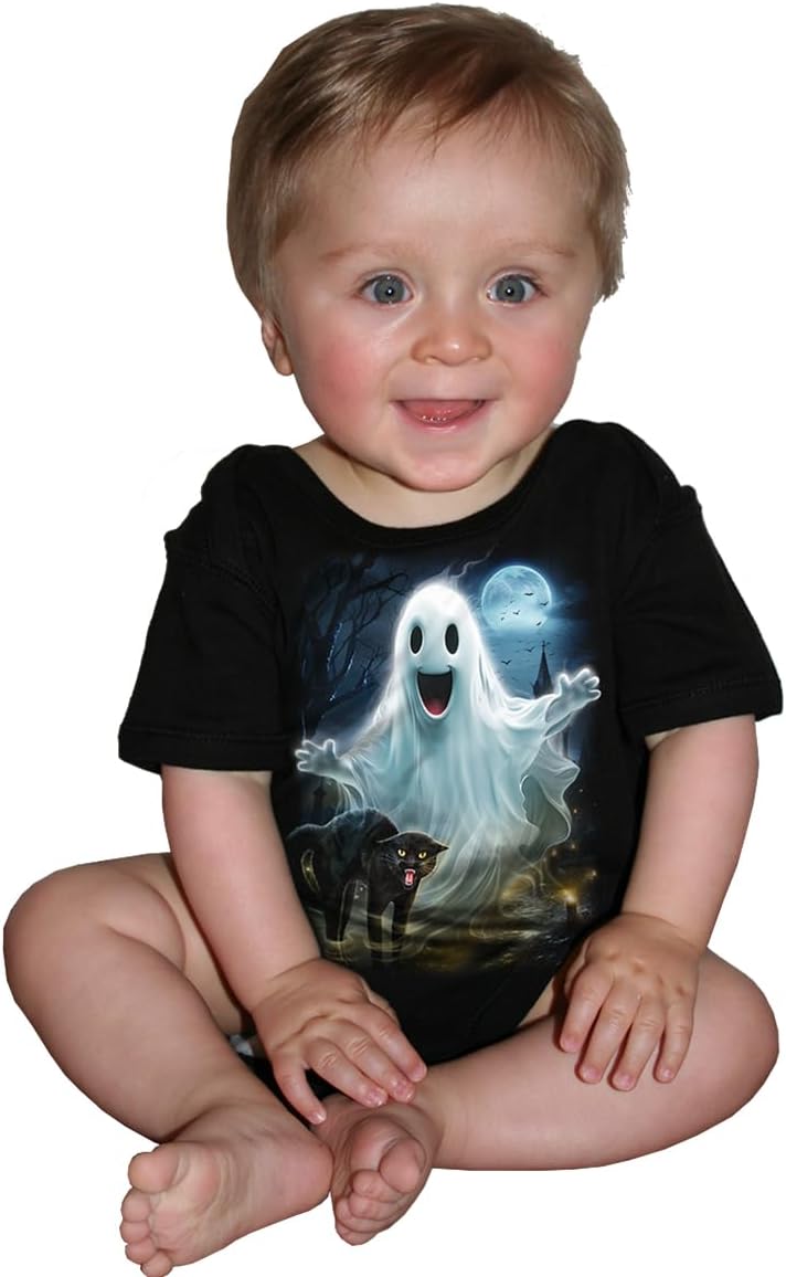 Spiral - High Spirits - Baby Sleepsuit Black (UK, Age, 9 Months, Black