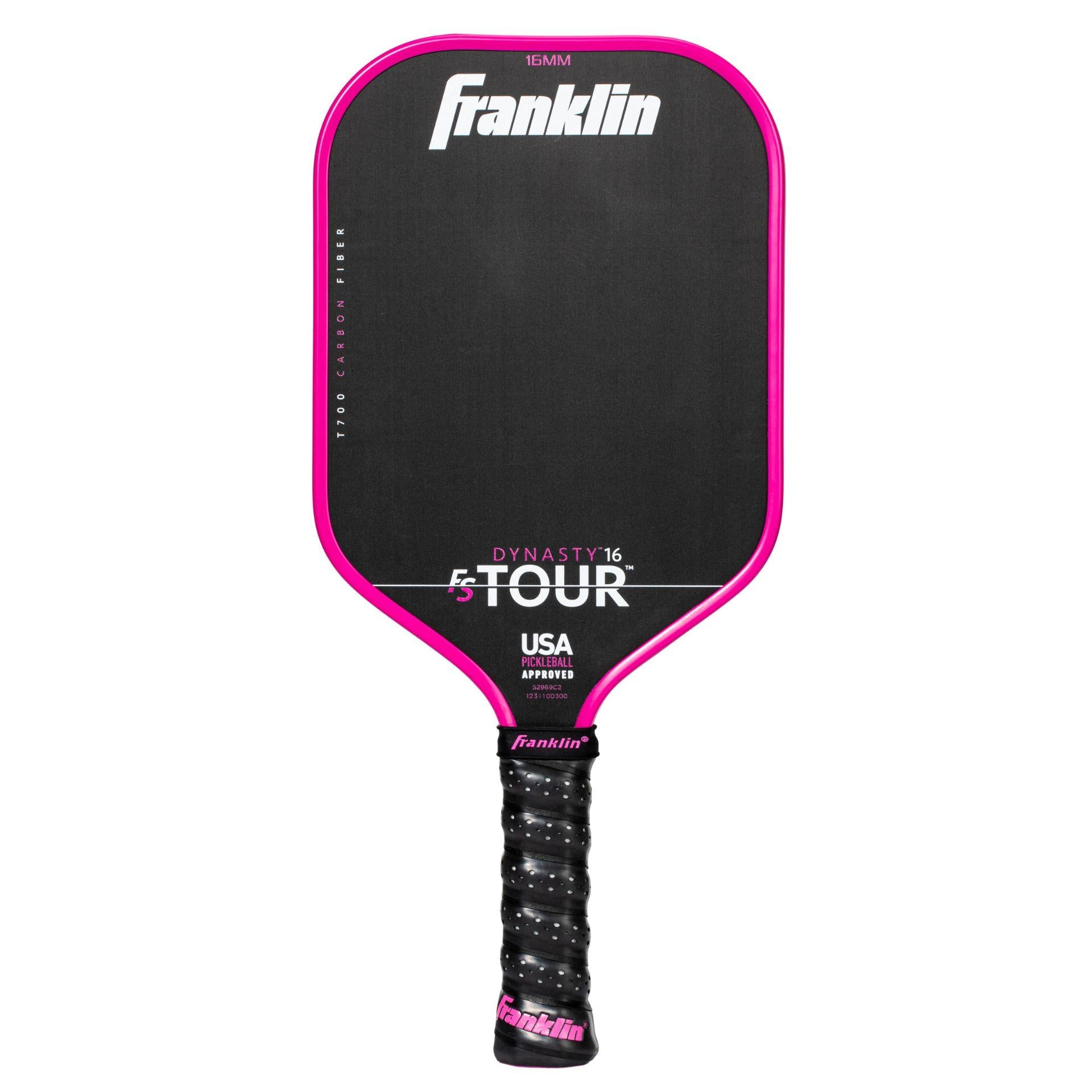Franklin FS Tour Dynasty Pickleball Paddle 16mm Pink 16mm Pink