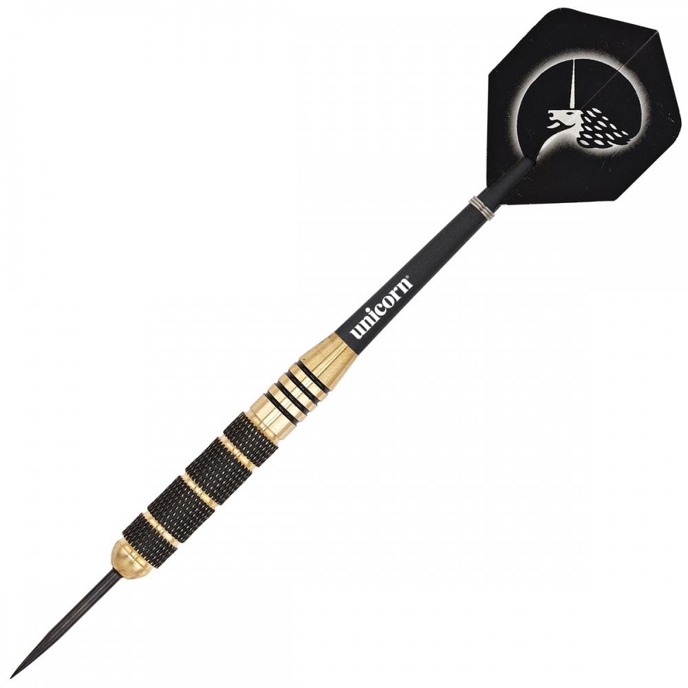 Unicorn Core Plus Win Brass Darts 23g Black/Gold 23g Black/Gold