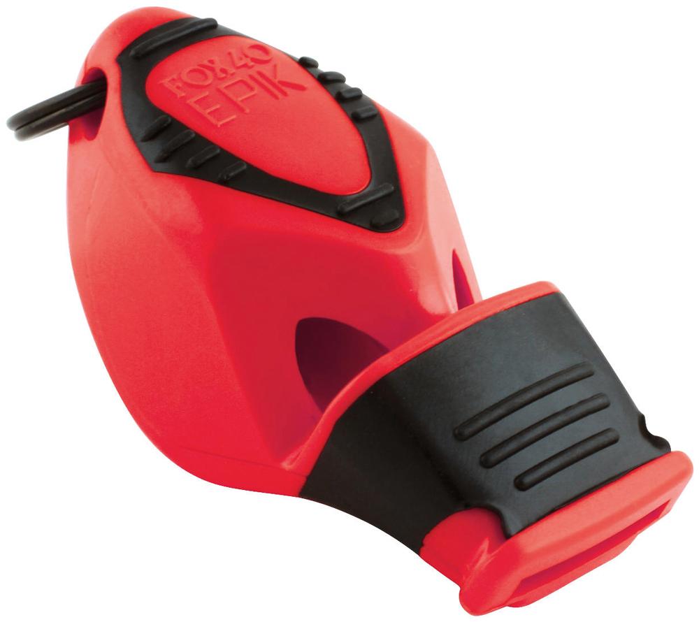 Fox 40 Epik CMG Safety Whistle and Strap Red Red
