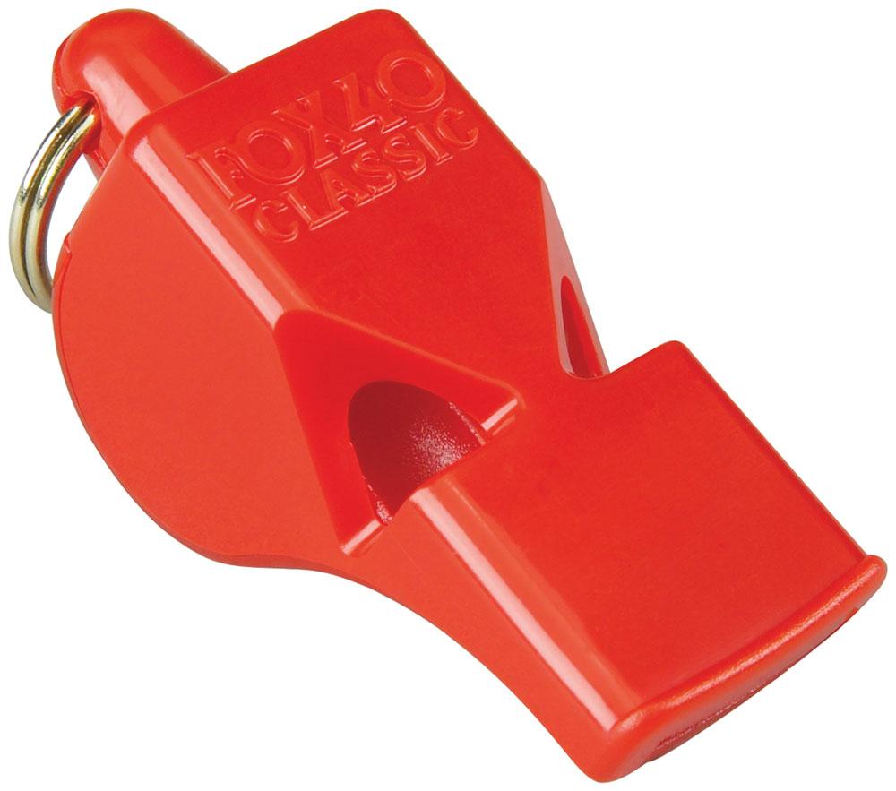 Fox 40 Classic Safety Whistle and Strap Red Red