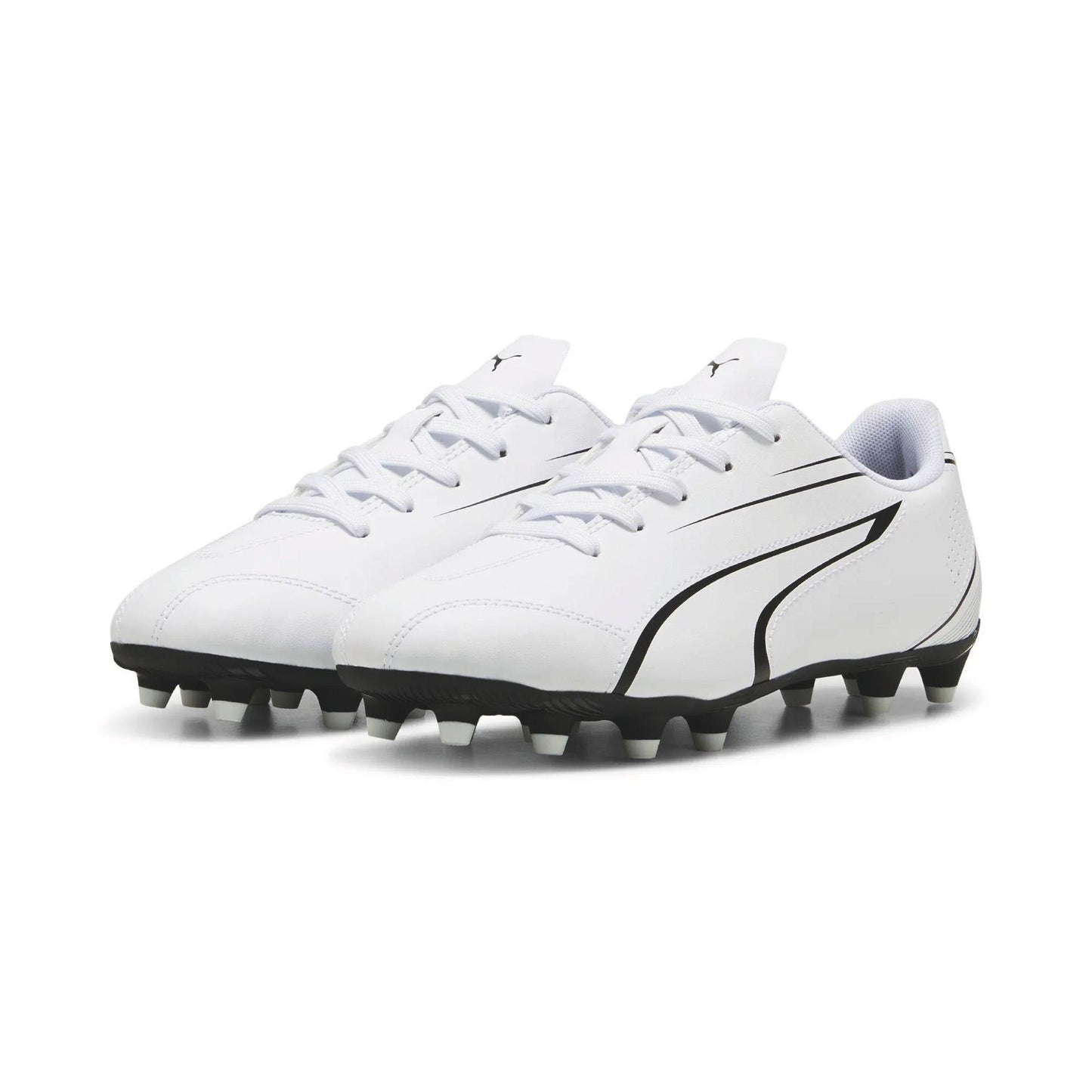 Puma Vitoria FG/AG Junior Football Boots 3 White/Black 3 White/Black