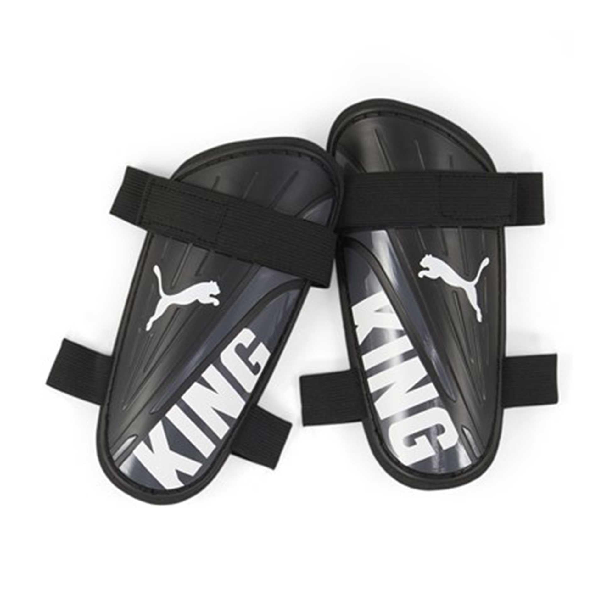 Puma King Strap Shin Guard Small Black/White Small Black/White