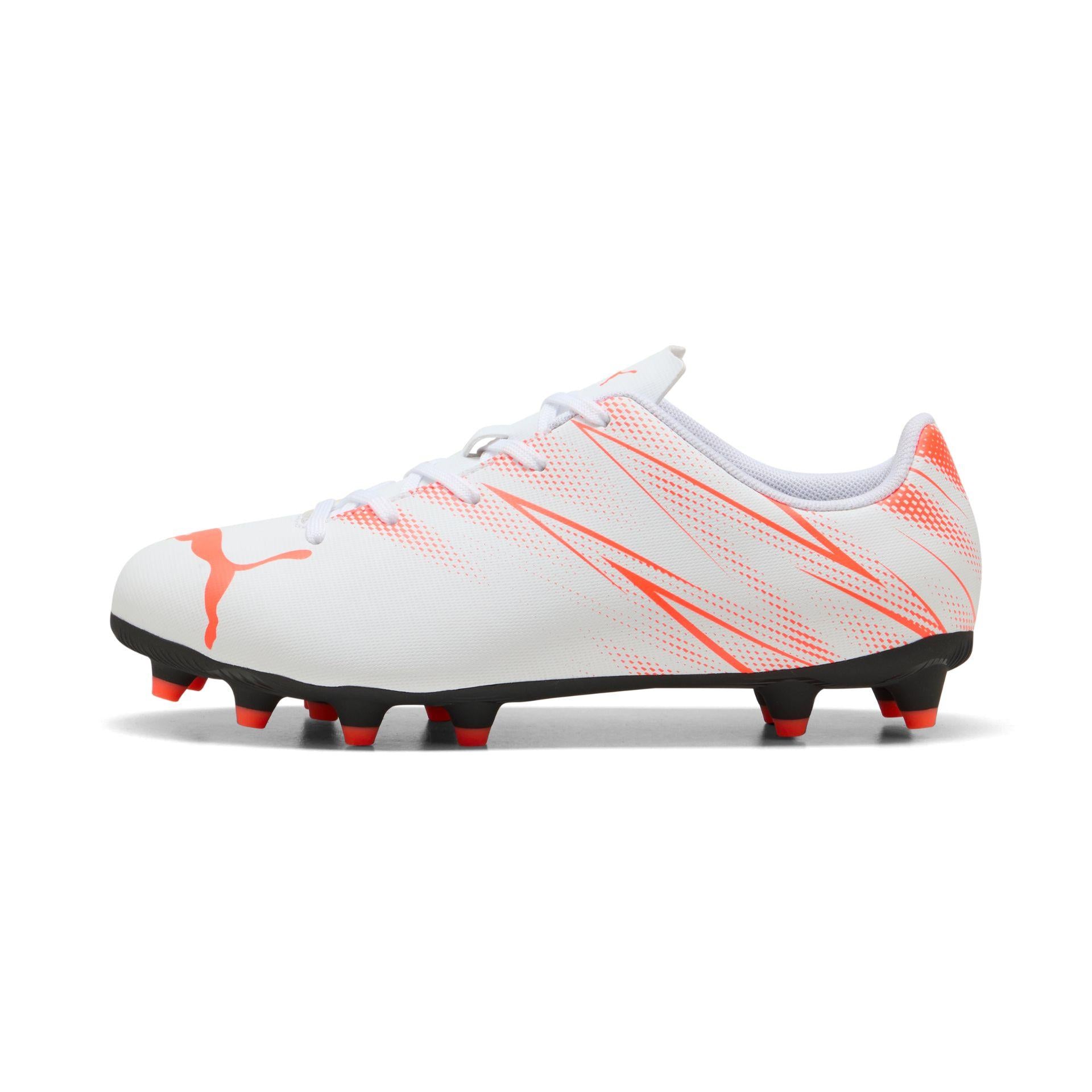 Puma Attacanto Junior FG/AG Football Boots J11 White/Red J11 White/Red
