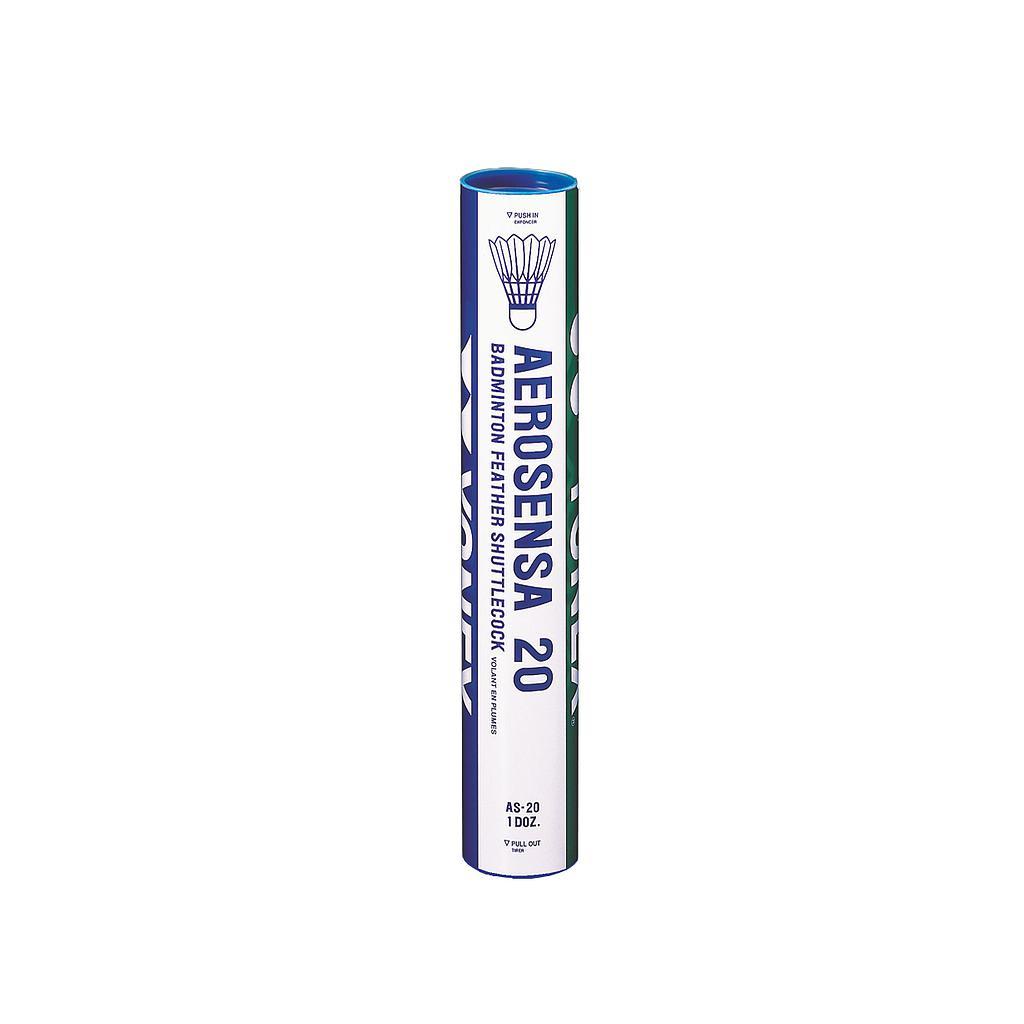 Yonex Aerosensa 20 Shuttles (Tube of 12) White White