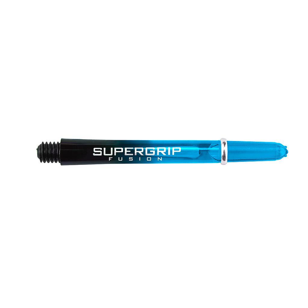 Harrows Supergrip Fusion Shafts Short Black/Aqua Short Black/Aqua
