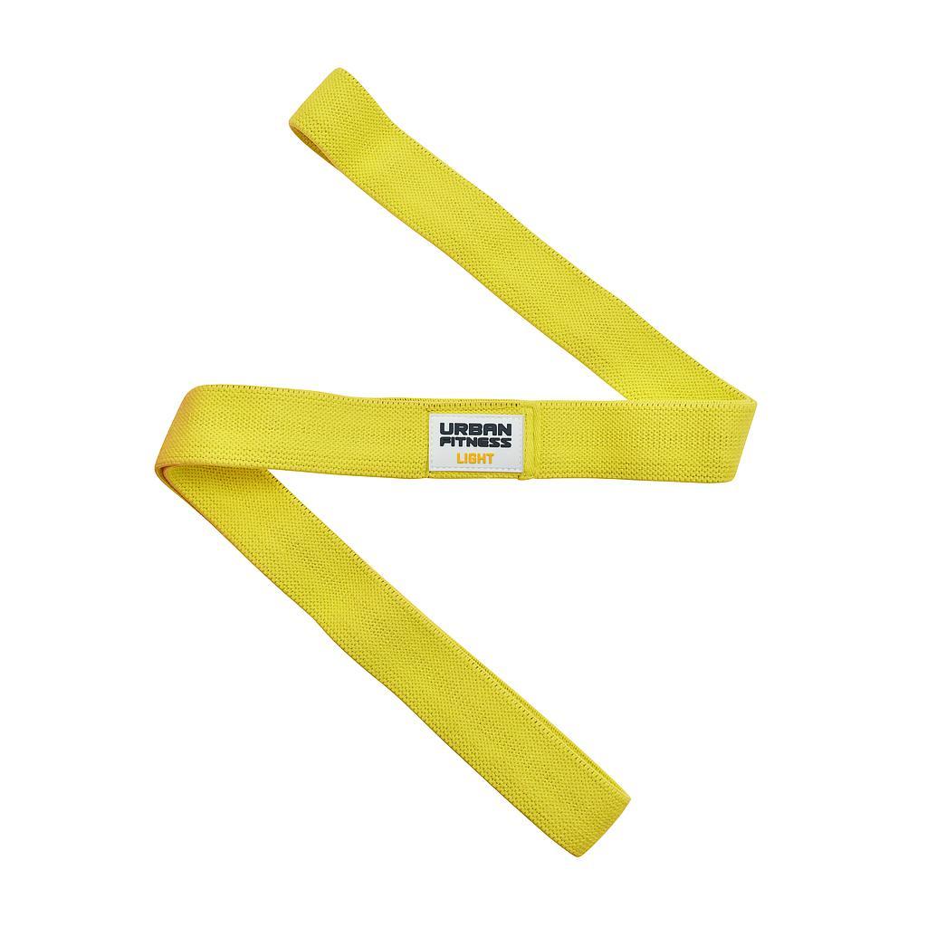 Urban Fitness Fabric Resistance Band Loop - 2m Light - Yellow Light - Yellow