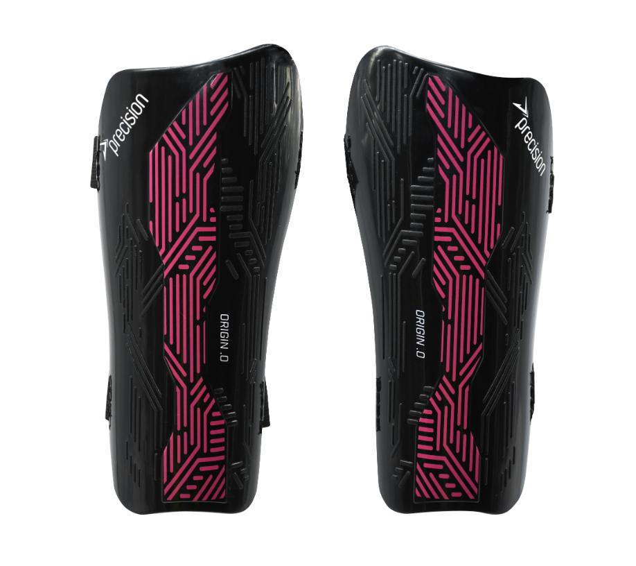 Precision Origin.0 Strap Shin Guards XSmall Black/Pink XSmall Black/Pink