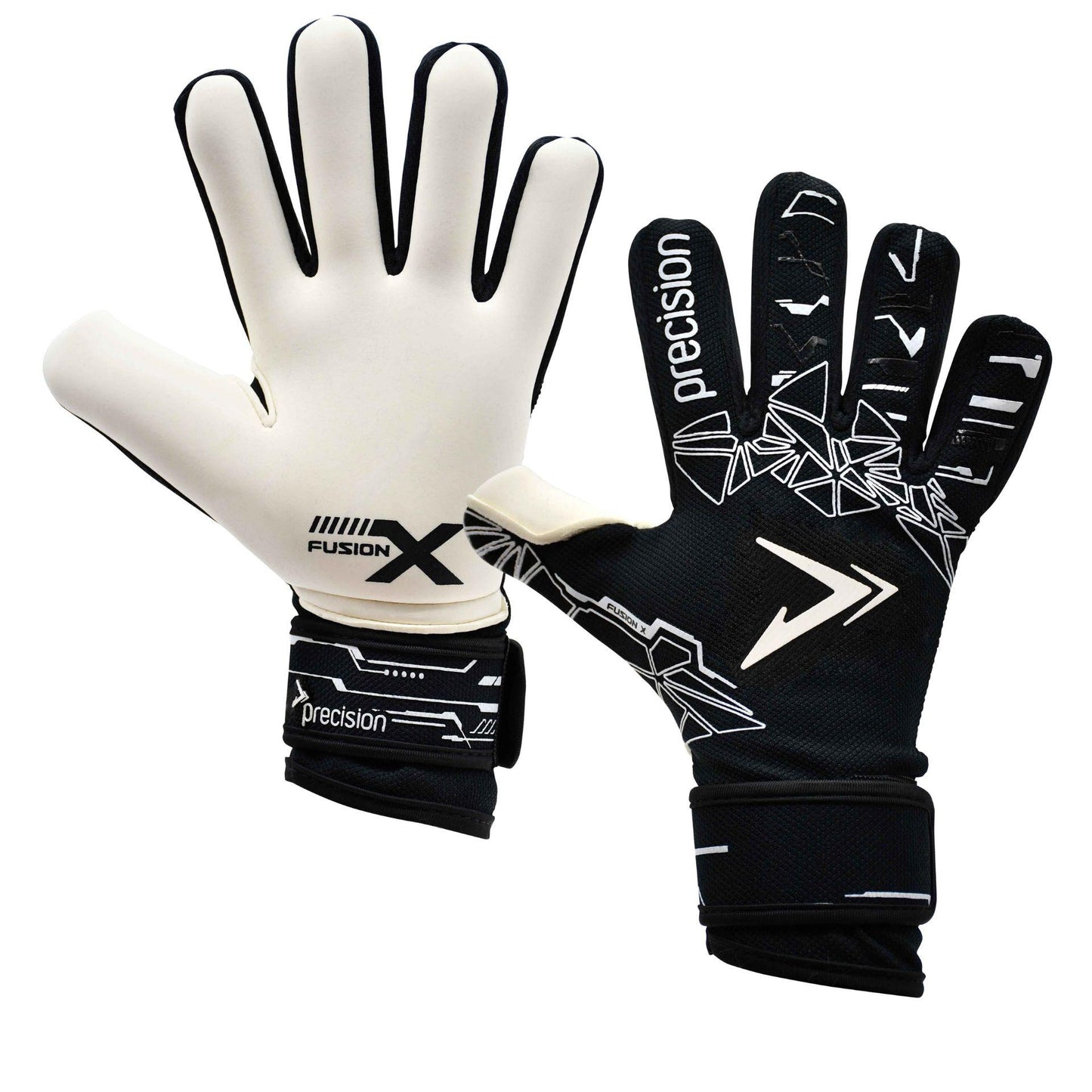 Precision Junior Fusion X Pro Lite Giga GK Gloves 6 Black/White 6 Black/White