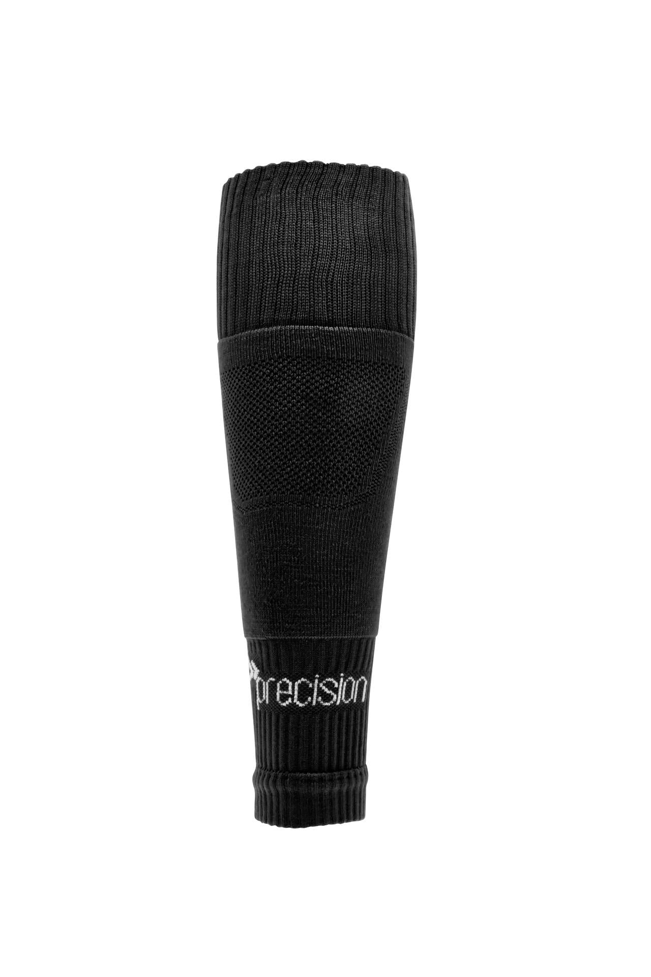 Precision Pro Footless Compression Sleeve Socks 7 - 12 Black 7 - 12 Black