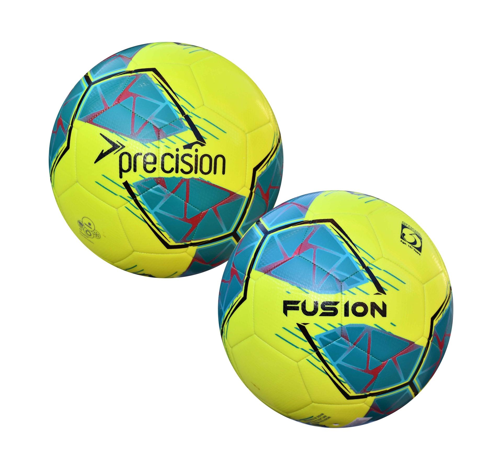 Precision Fusion FIFA Basic Training Ball 3 Fluo Yellow/Teal/Cyan/Red 3 Fluo Yellow/Teal/Cyan/Red