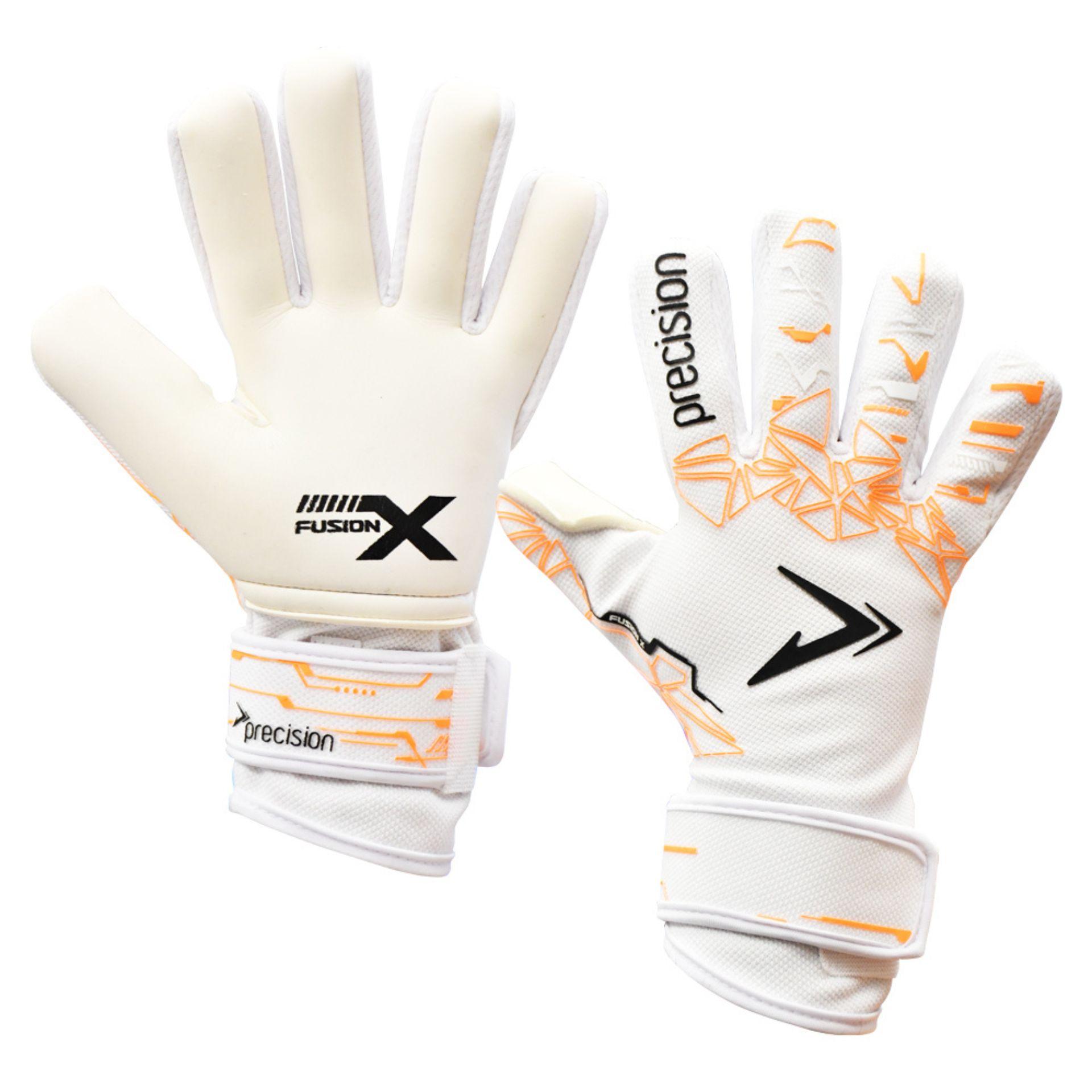 Precision Junior Fusion X Pro Lite Giga GK Gloves 7 White/Fluo Orange 7 White/Fluo Orange