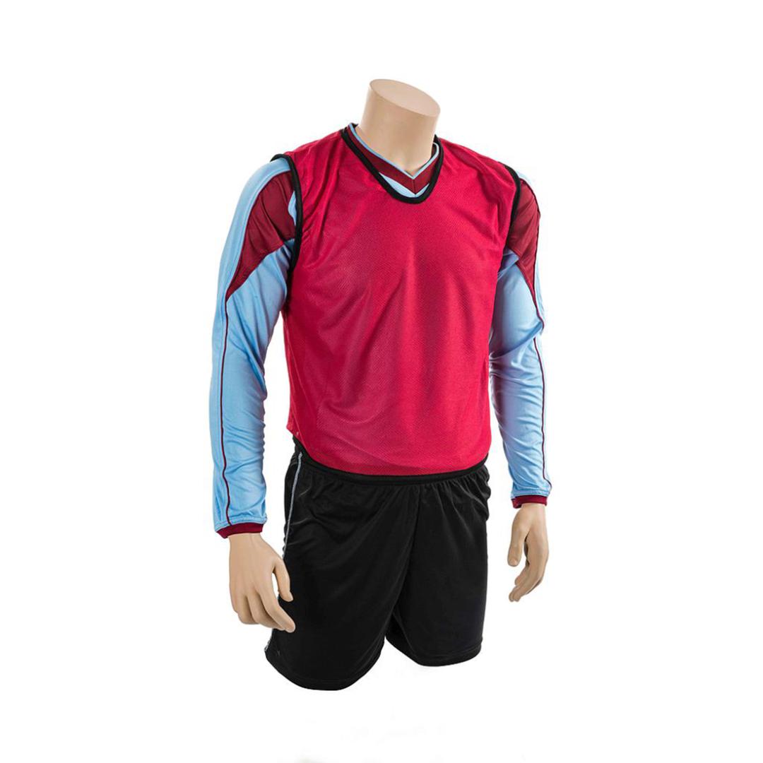 Plain Mesh Training Bib (Youth, Adult) Adult Red Adult Red