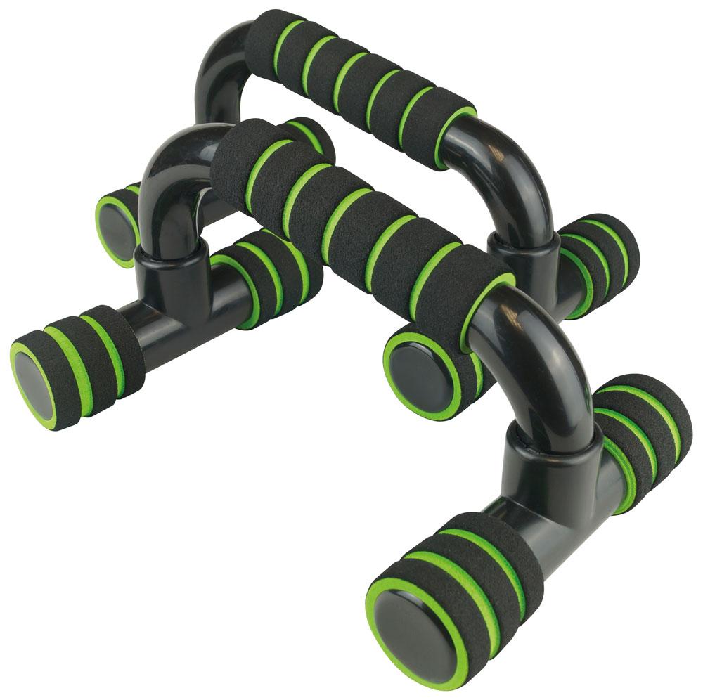 Urban Fitness Push Up Bars Black/Green Black/Green