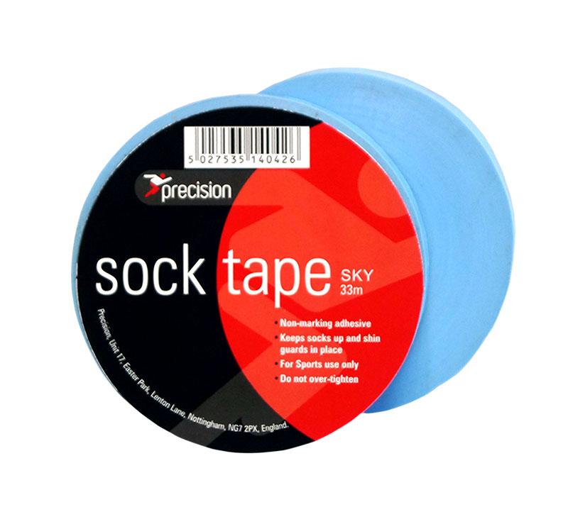 Precision Sock Tape 19mm (Pack of 10) 19mm x 33m Sky 19mm x 33m Sky